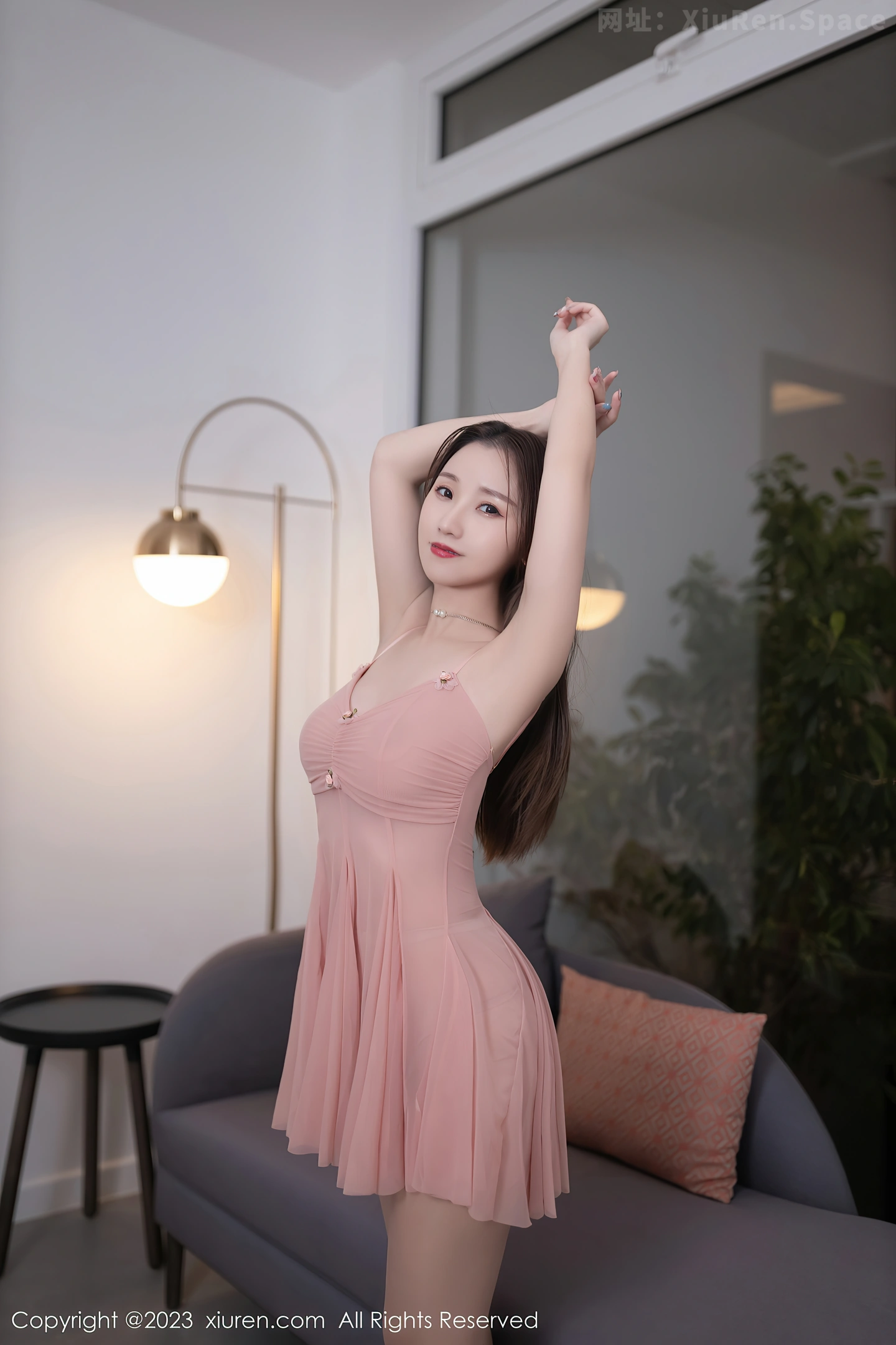 图片[5]-[XiuRen秀人网]VOL.7206 模特杏子Yada性感粉色薄纱睡裙配原色丝袜秀曼妙身姿诱惑写真78P-秀人网官方网站